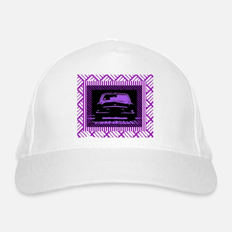 Volga violet look - Casquette classique bio - blanc