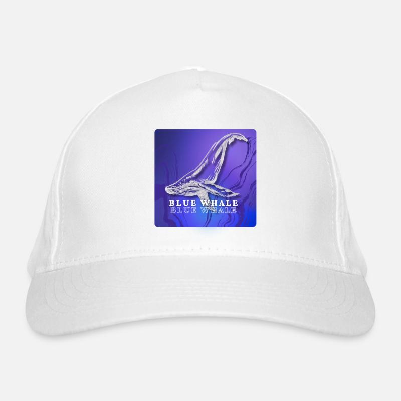 BLUE WHALE Bio-Baseballkappe