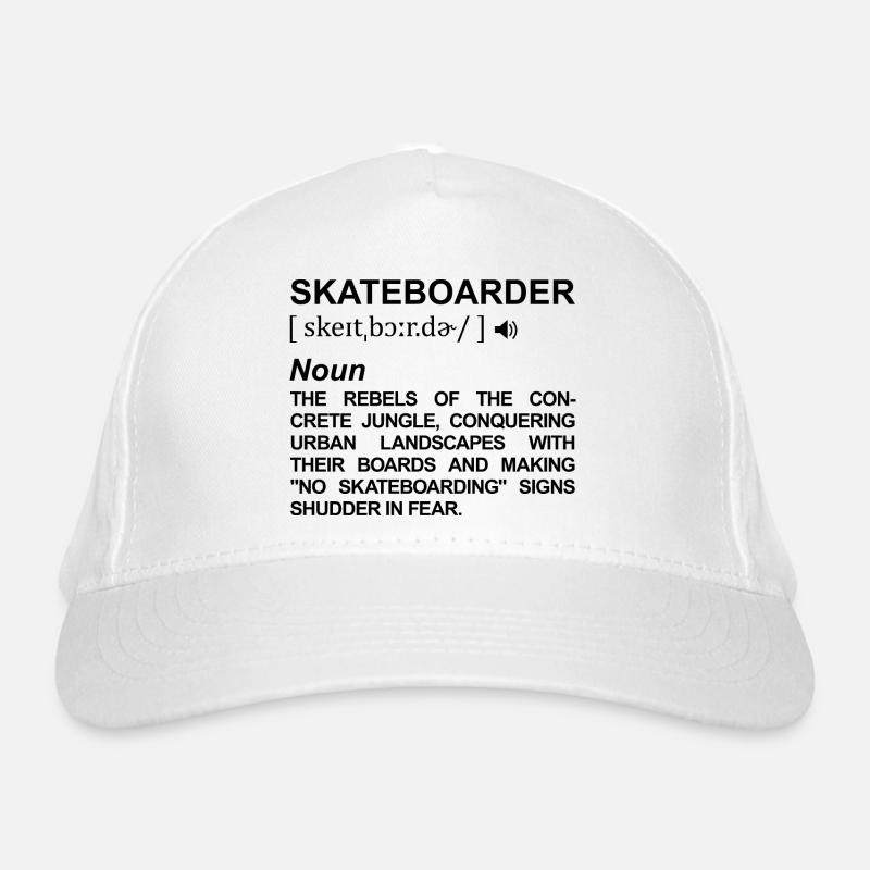 Skateboarder Definition Organic Baseball Cap