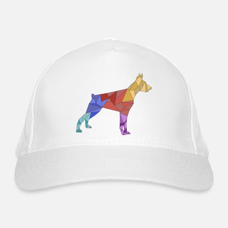geometrisch bunt DOBERMAN Bio-Baseballkappe