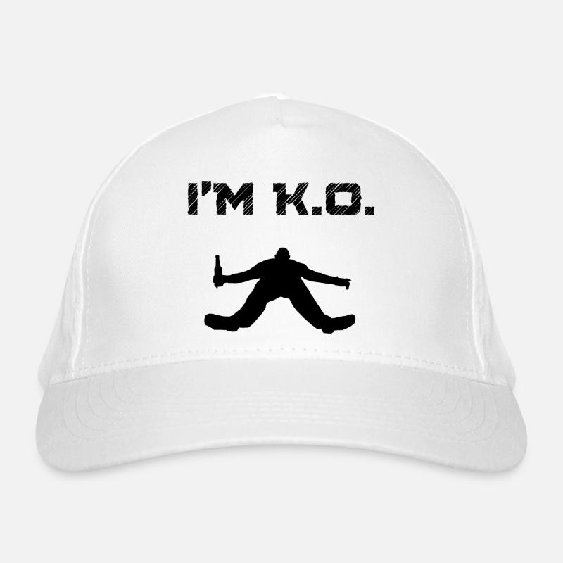 I'm KO Drunk Man Passed Out Blackout Drunken Coma Bio-Baseballkappe