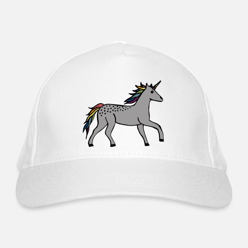 Cute Unicorn Organic Baseball Cap