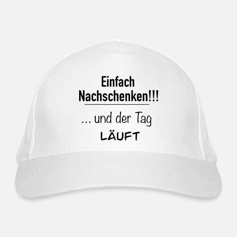 Bitte Nachfüllen! Bio-Baseballkappe