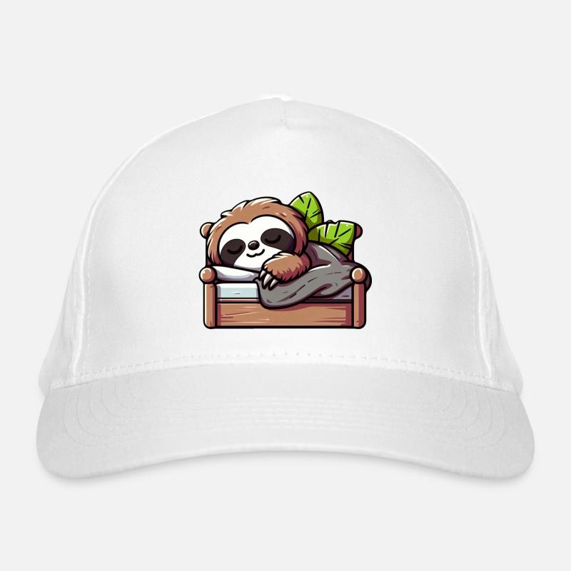 Relaxed Sloth - Comfy Cozy Nap Time Organic Baseball Cap