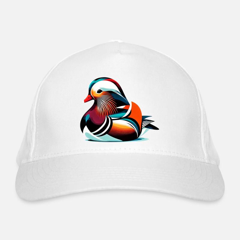 Mandarinente Bio-Baseballkappe