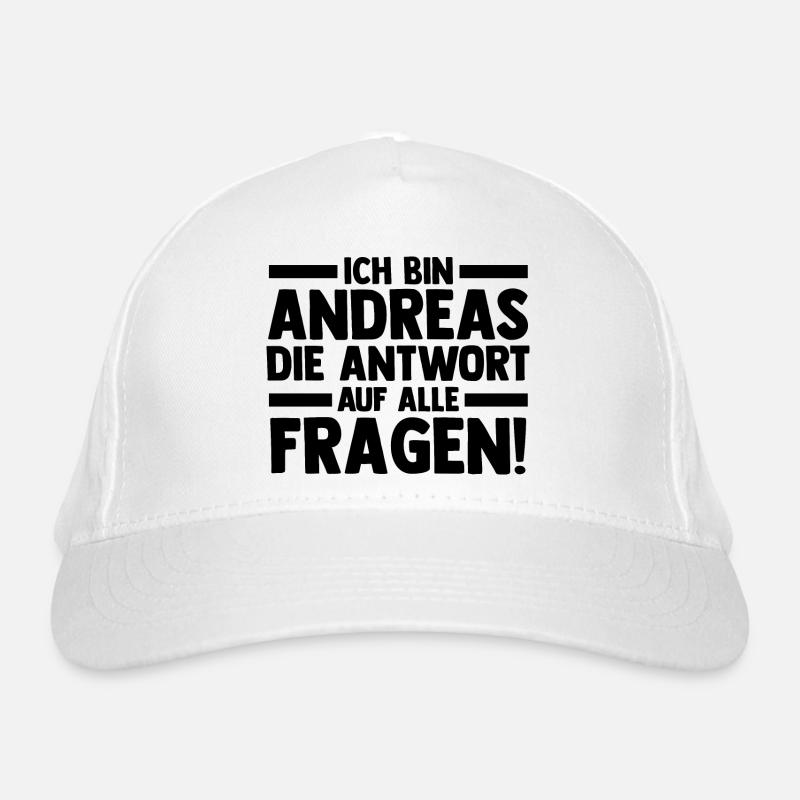 Prénom Andreas Casquette classique bio