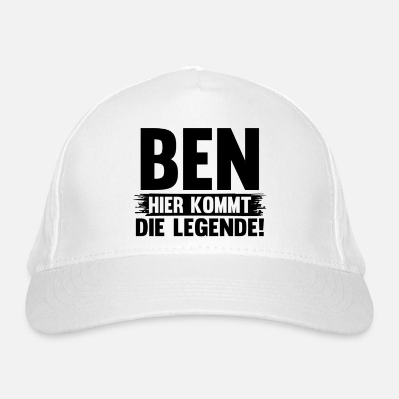 First name Ben Organic Baseball Cap