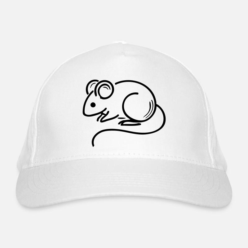 Mouse Organic Baseball Cap