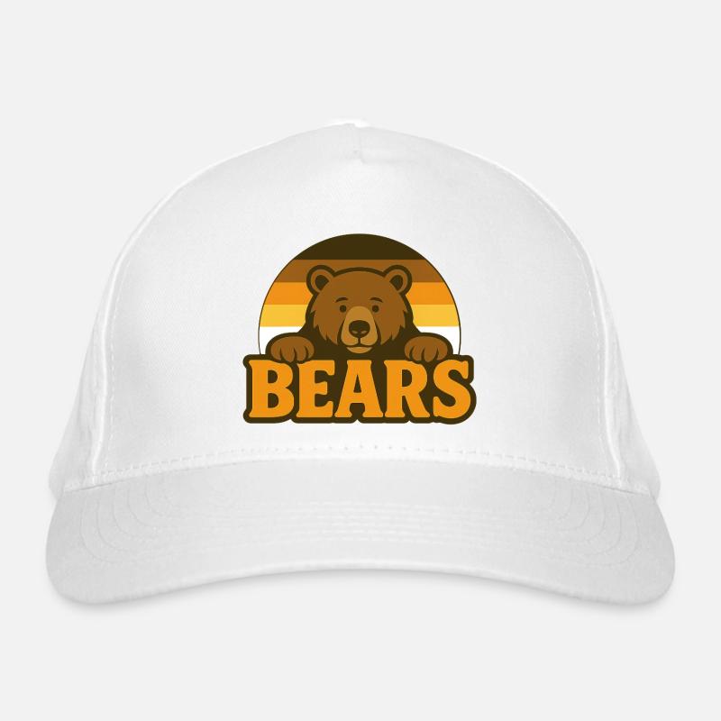 Bears Bearflag Pride Outfit Bio-Baseballkappe
