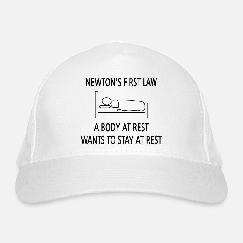 Newtons erstes Gesetz Bio-Baseballkappe