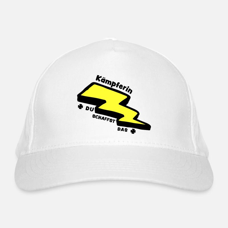 Glücksbringer: Kämpferin - Du schaffst das! Bio-Baseballkappe