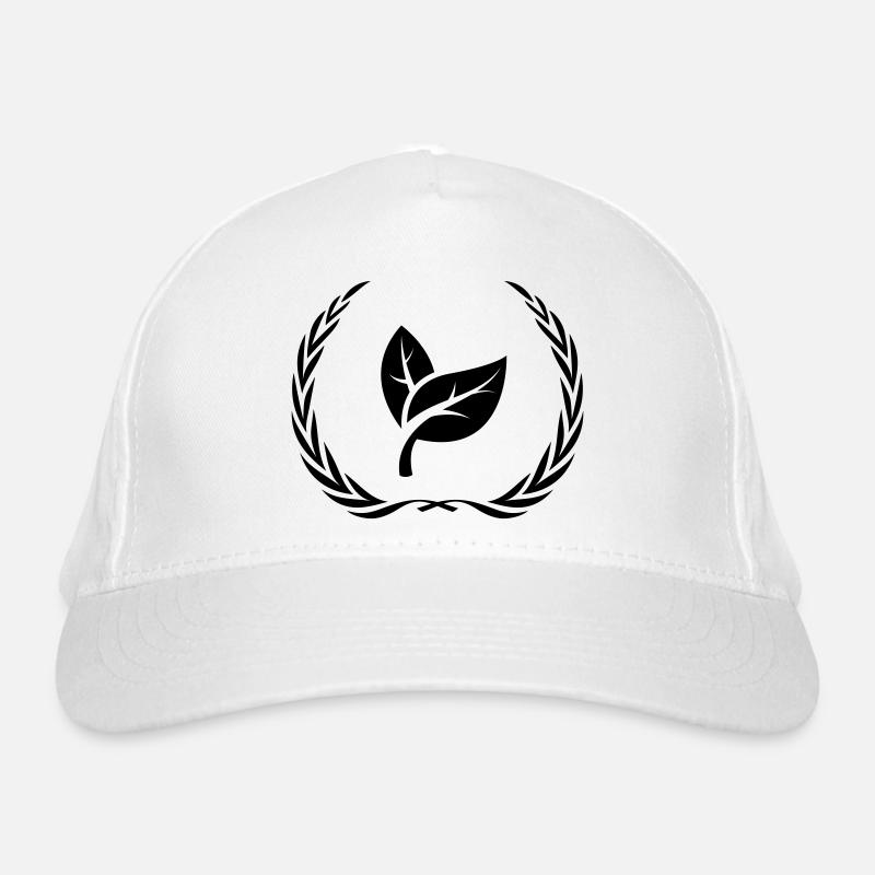 Leaf Ecology Wreath Organic Baseball Cap