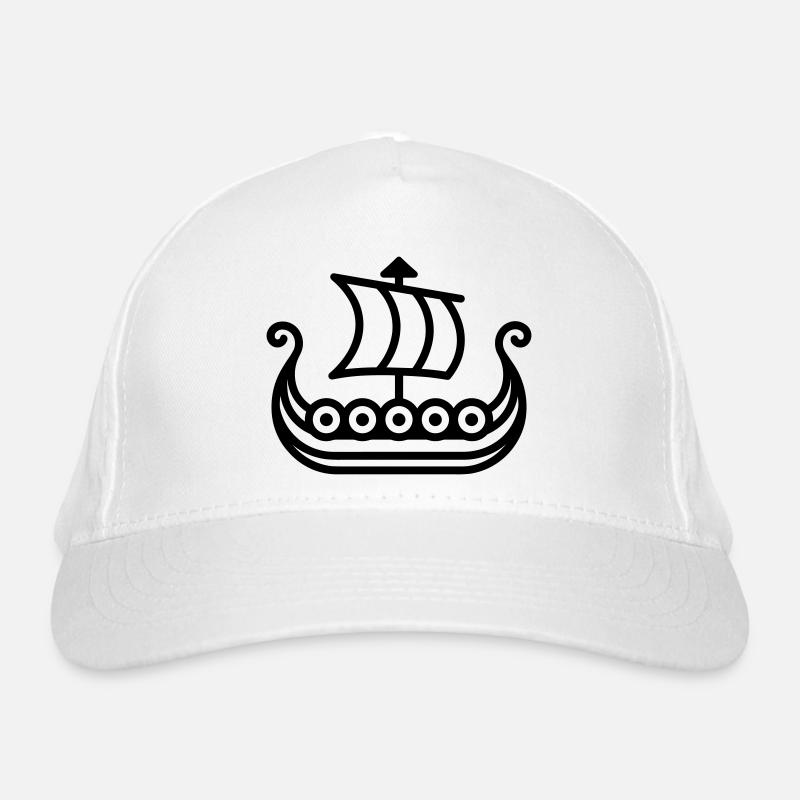 Wikingerschiff Bio-Baseballkappe