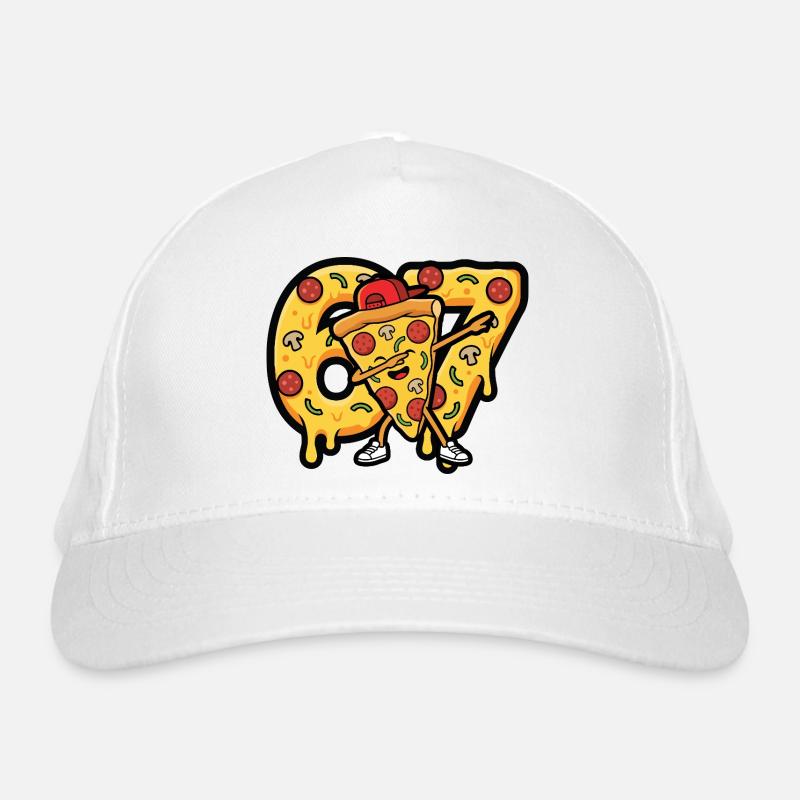 Pizza Dabbing 67 Slice Hugger Bio-Baseballkappe