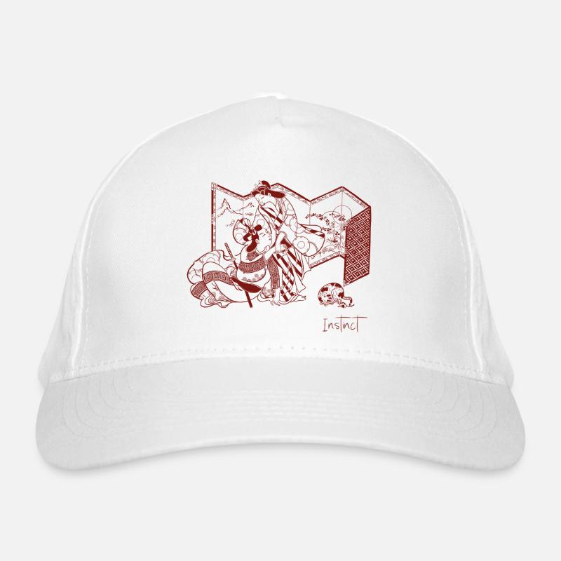 Lovers, Cat and Mouse – Instinct Design  Japan Art Organic Baseball Cap