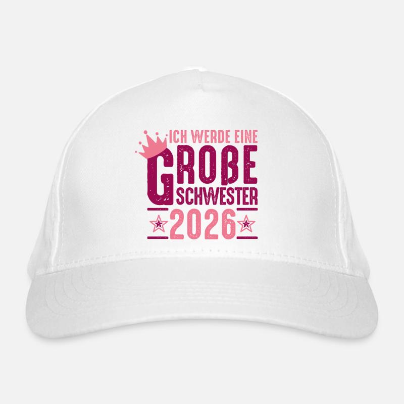 I Will Be Big Sister 2026 Pregnancy Organic Baseball Cap
