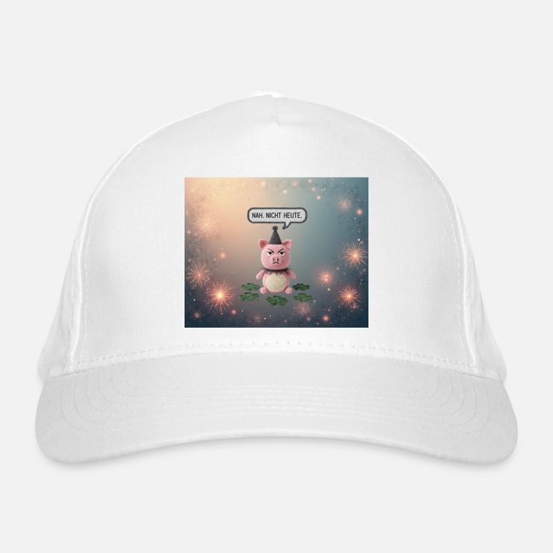 Cuddly Pig: Close. Not Today Organic Baseball Cap