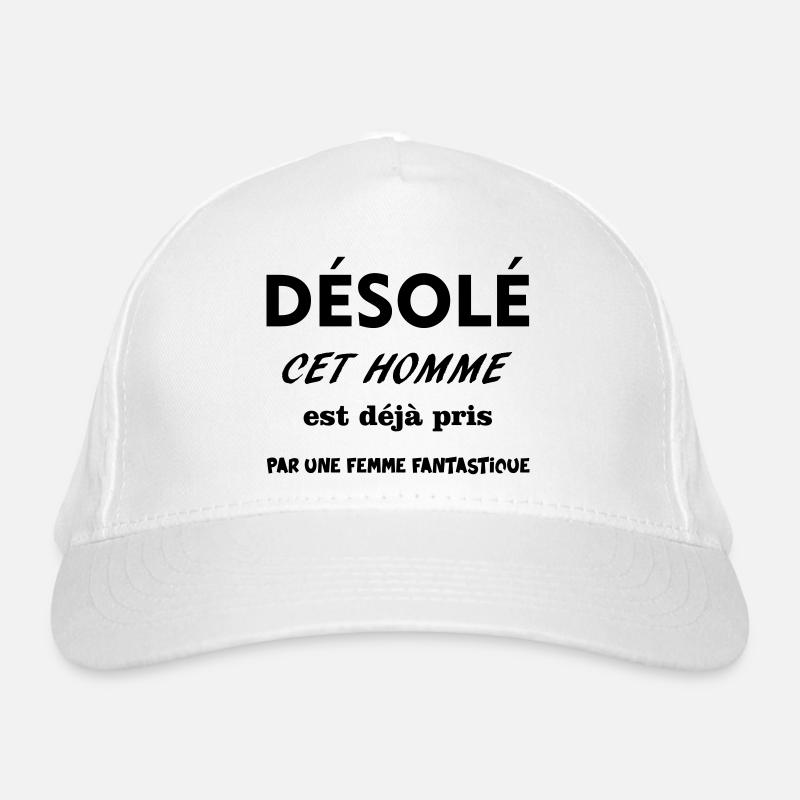 MANN ERWISCHT Bio-Baseballkappe