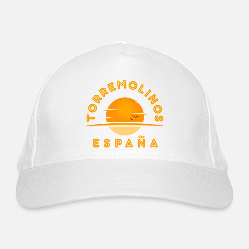 Emblème du coucher de soleil de Torremolinos Casquette classique bio