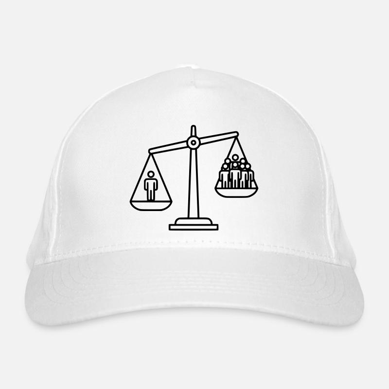 Libra Justice Concept Organic Baseball Cap