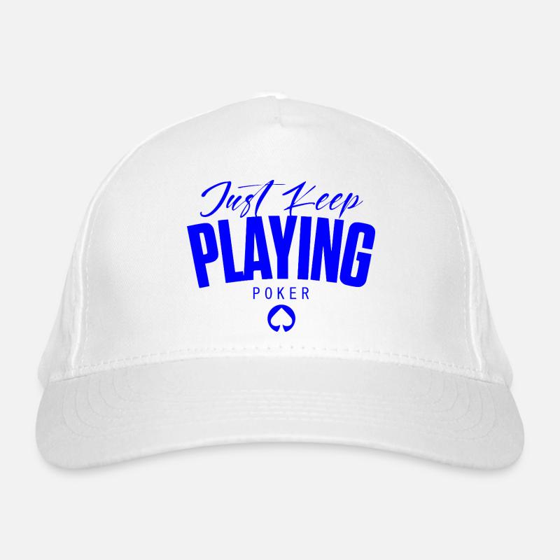 POKER -keep playing poker - luxurious design Organic Baseball Cap