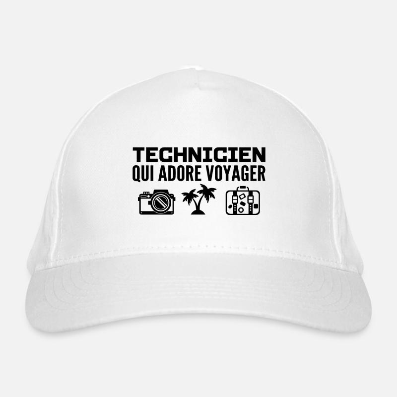 Reisende & Techniker: Leidenschaft & Entdeckung Bio-Baseballkappe