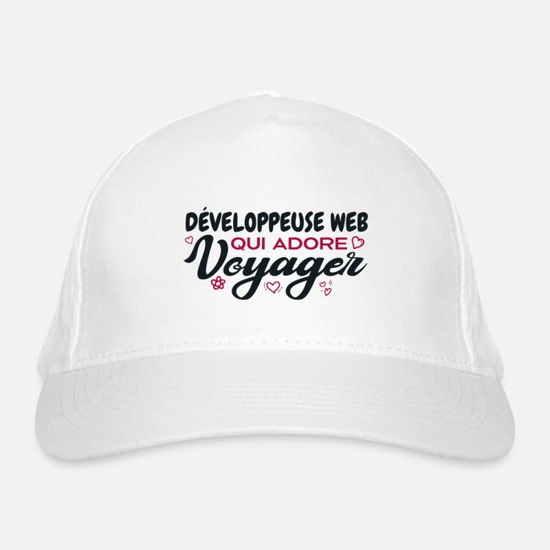 Web developer, globetrotter, travel enthusiast Organic Baseball Cap