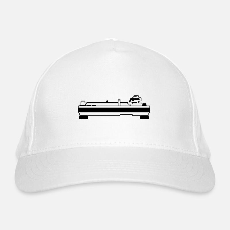 Turntable True Graphic Print Organic Baseball Cap