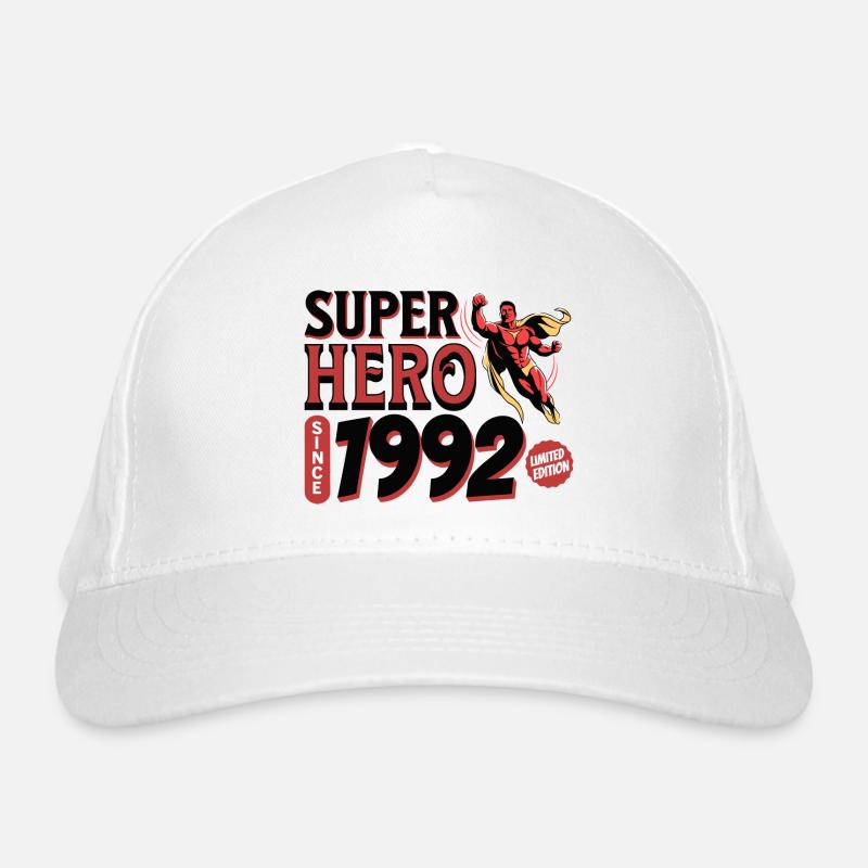 Superhelden seit 1992 - Jubiläum 30 Jahre Bio-Baseballkappe