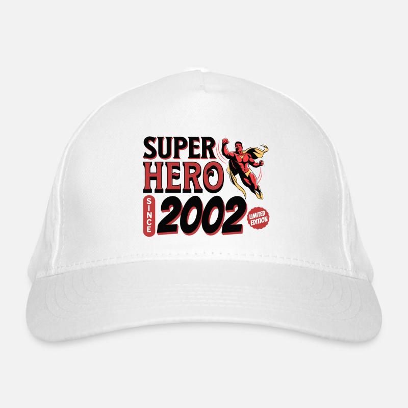 Super Héros Depuis 2002 - Anniversaire 20 Ans Casquette classique bio