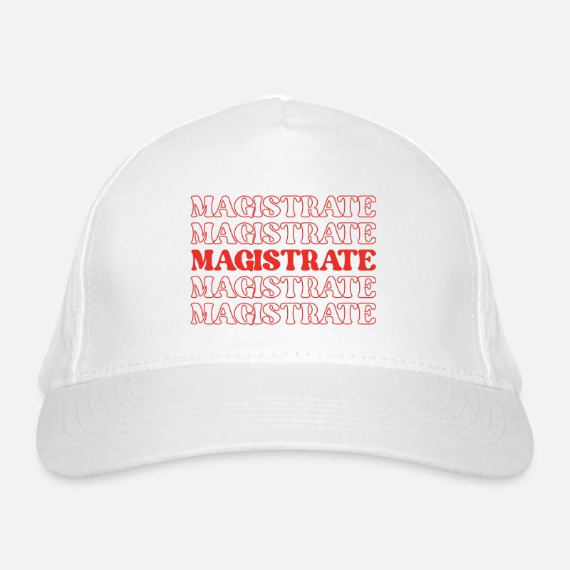 Magistrate Judge Justice Arbiter Adjudicator Organic Baseball Cap