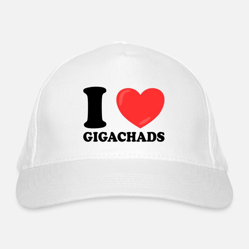 I love Les Gigachads Meme Funny Organic Baseball Cap