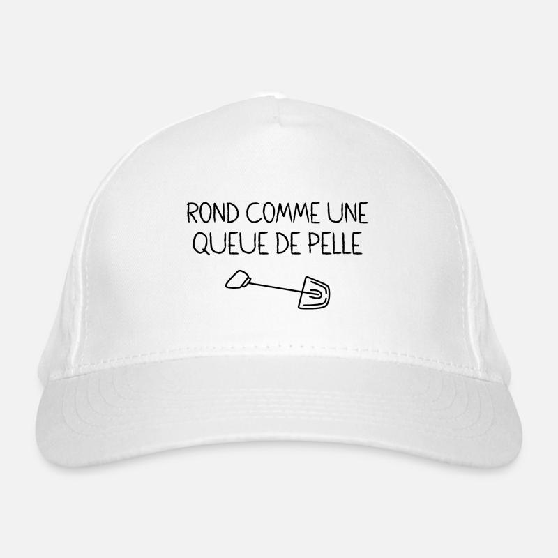 Rond Comme Une Queue De Pelle Expression Drôle Casquette classique bio