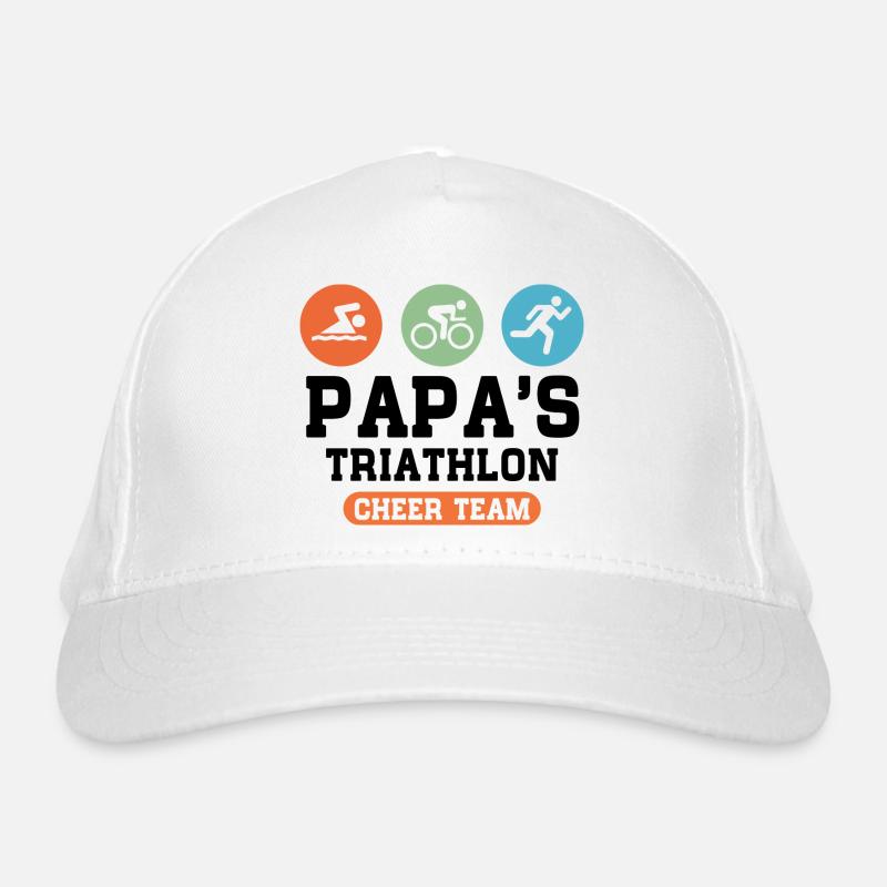 Triathlon Papa Organic Baseball Cap