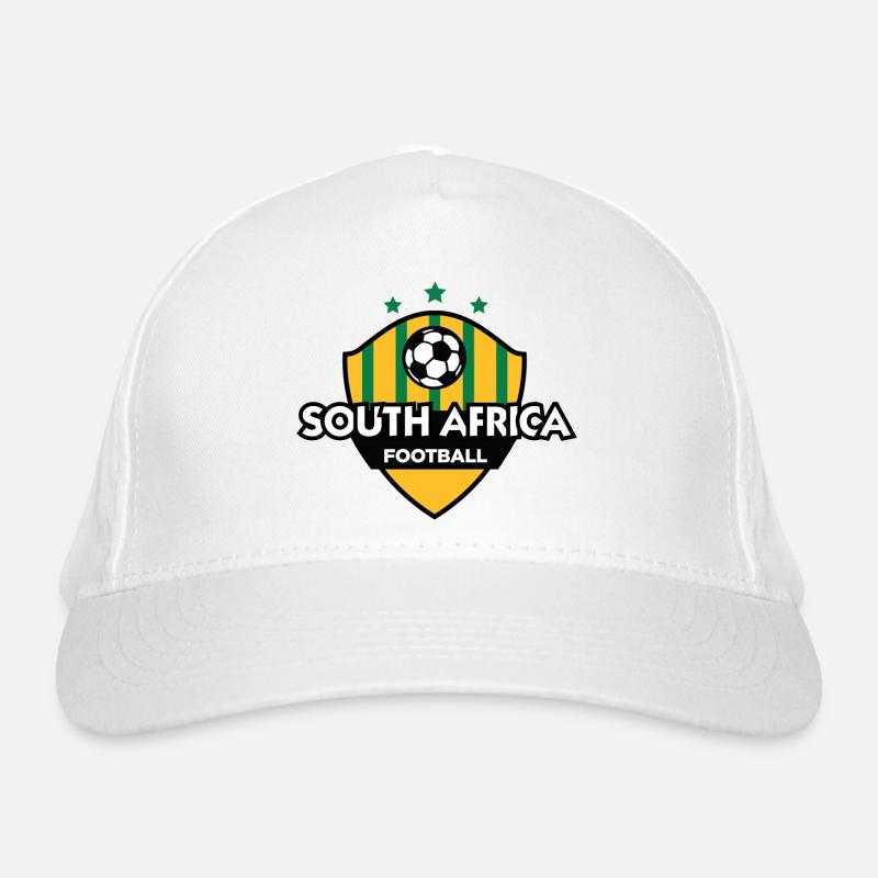 Fußball-Emblem von Südafrika Bio-Baseballkappe