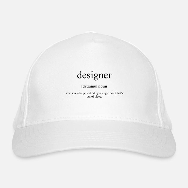 Dictionnaire de définitions de Designer (Gestalter) Casquette classique bio