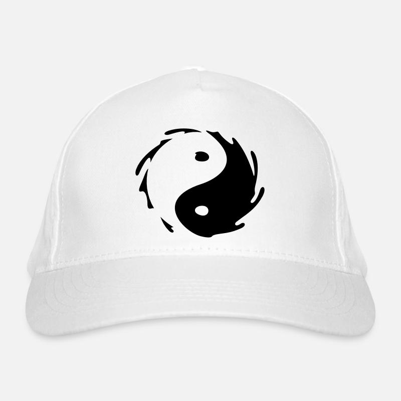 Yin-Yang Splash Organic Baseball Cap