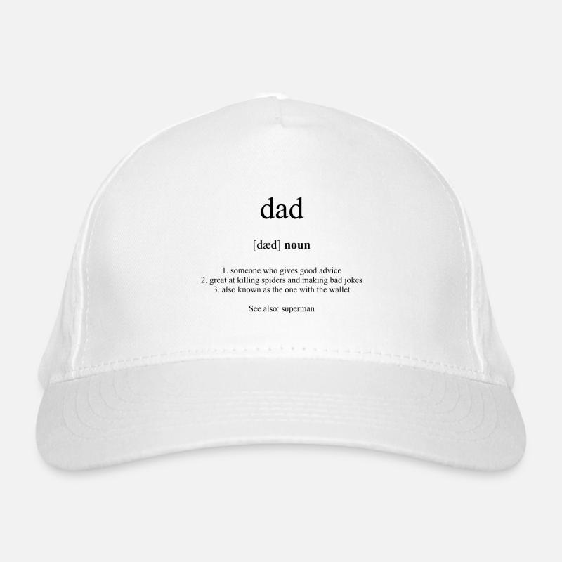 Dictionnaire des définitions de papa Casquette classique bio