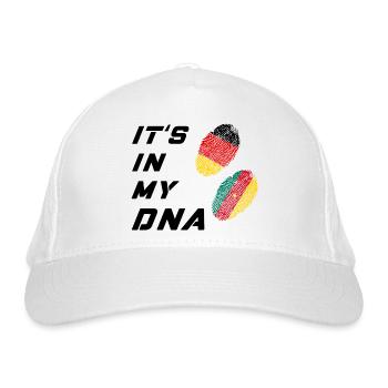 Dans mon ADN, l’Allemagne et le Cameroun - Casquette classique bio - blanc - Devant