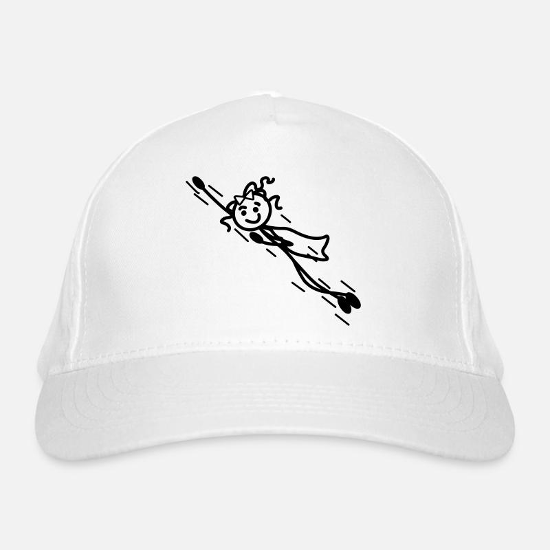 Superwoman vole vite avec cape Casquette classique bio