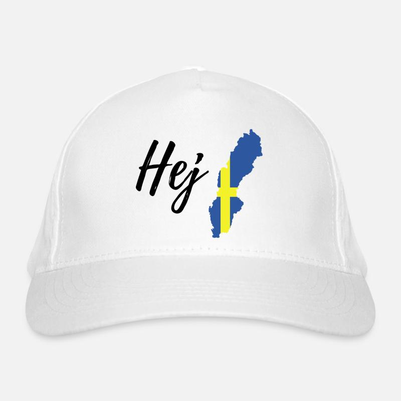 Hej Schweden Bio-Baseballkappe