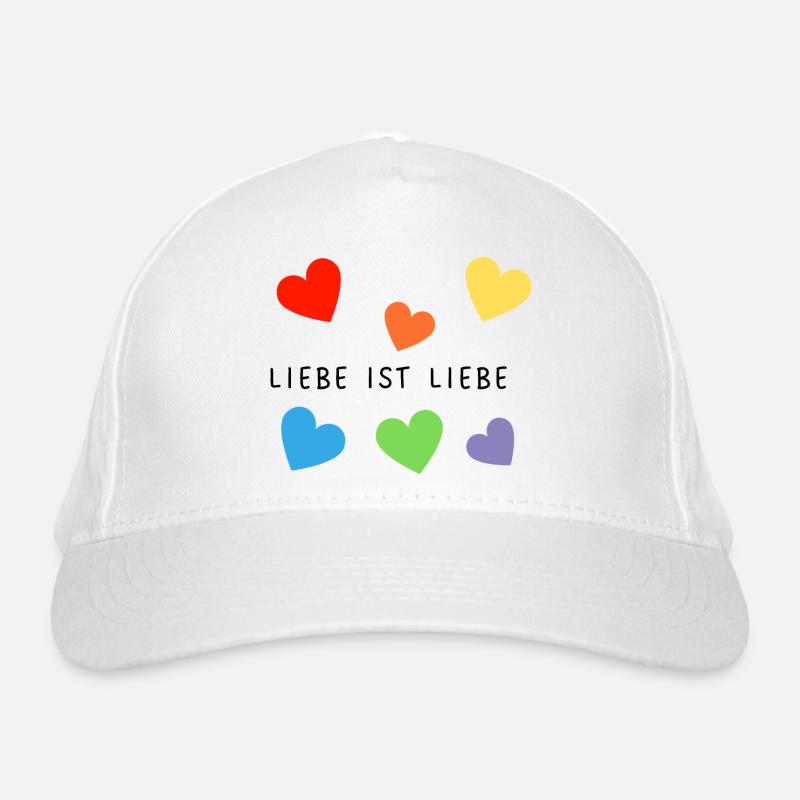 Liebe Bio-Baseballkappe