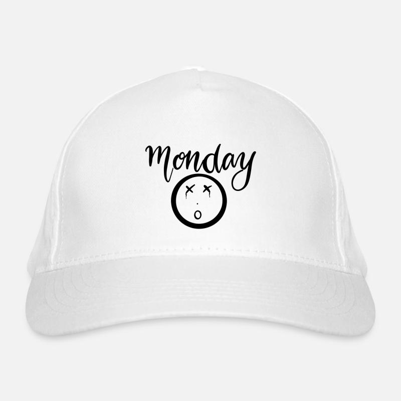 Monday day no desire to work graffiti Organic Baseball Cap
