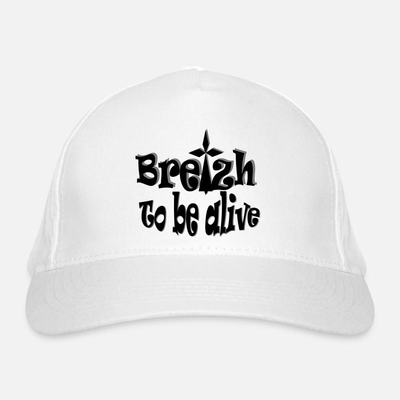 Breizh soll am Leben sein Bio-Baseballkappe