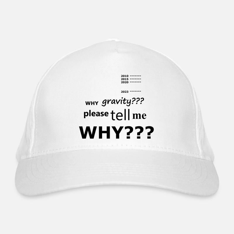 breasts gravity tape measure Organic Baseball Cap