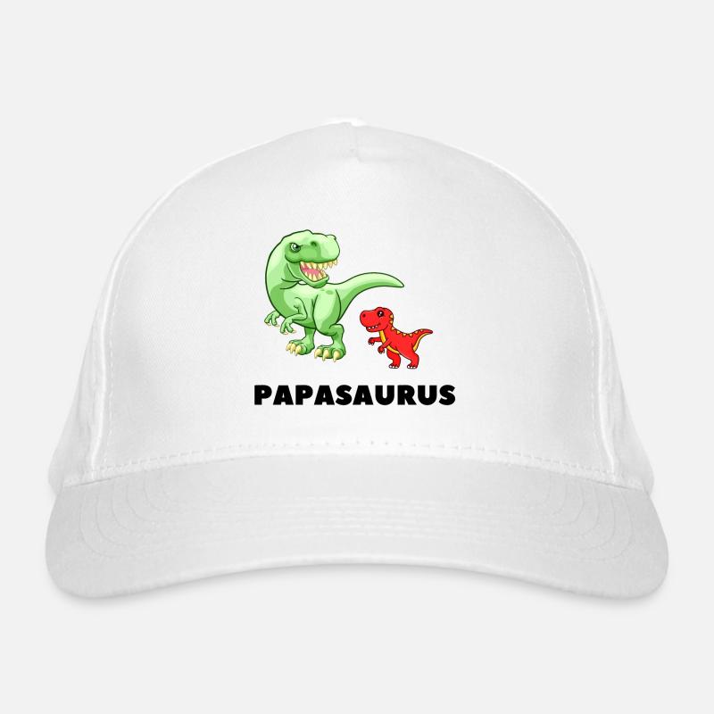 Papa Vater Geburt Vaterschaft Papasaurus Bio-Baseballkappe