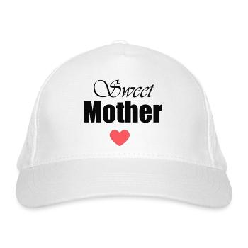 Sweet Mother love - Organic Baseball Cap - white - Front