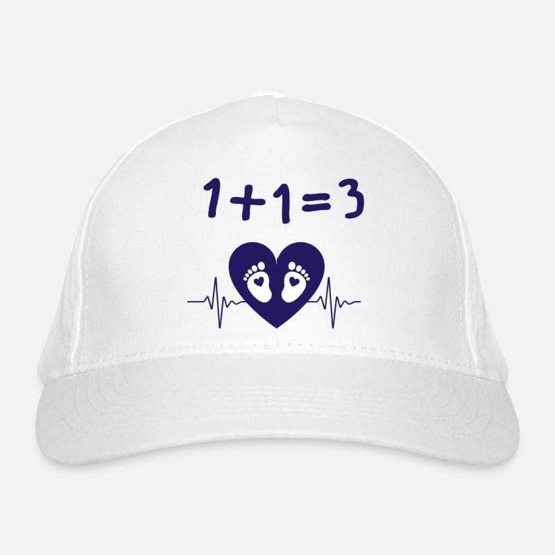 1+1=3 Casquette classique bio