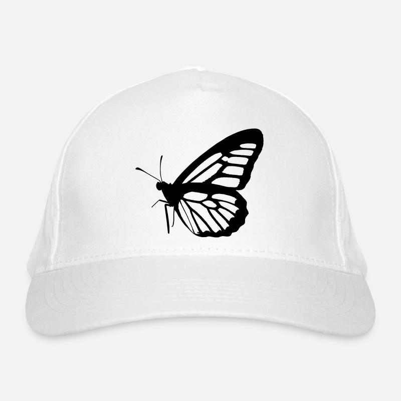Schmetterling Natur Schmetterlinge Vektor 8 Bio-Baseballkappe