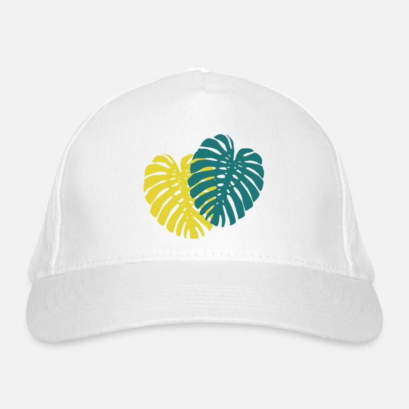 Monstera Leaf Organic Baseball Cap